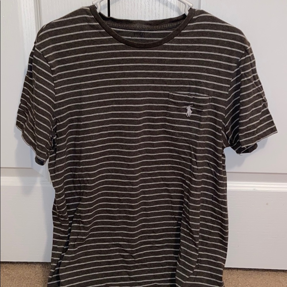 Stripped polo shirt
